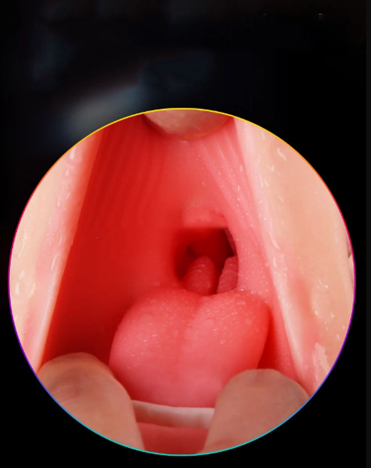 Âm đạo và miệng giả hai đầu bằng silicone