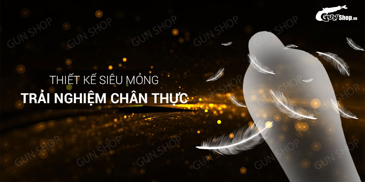 Bao Cao Su Có Gân OLO 0.01 - Siêu Mỏng Bền Lâu - Hộp 10