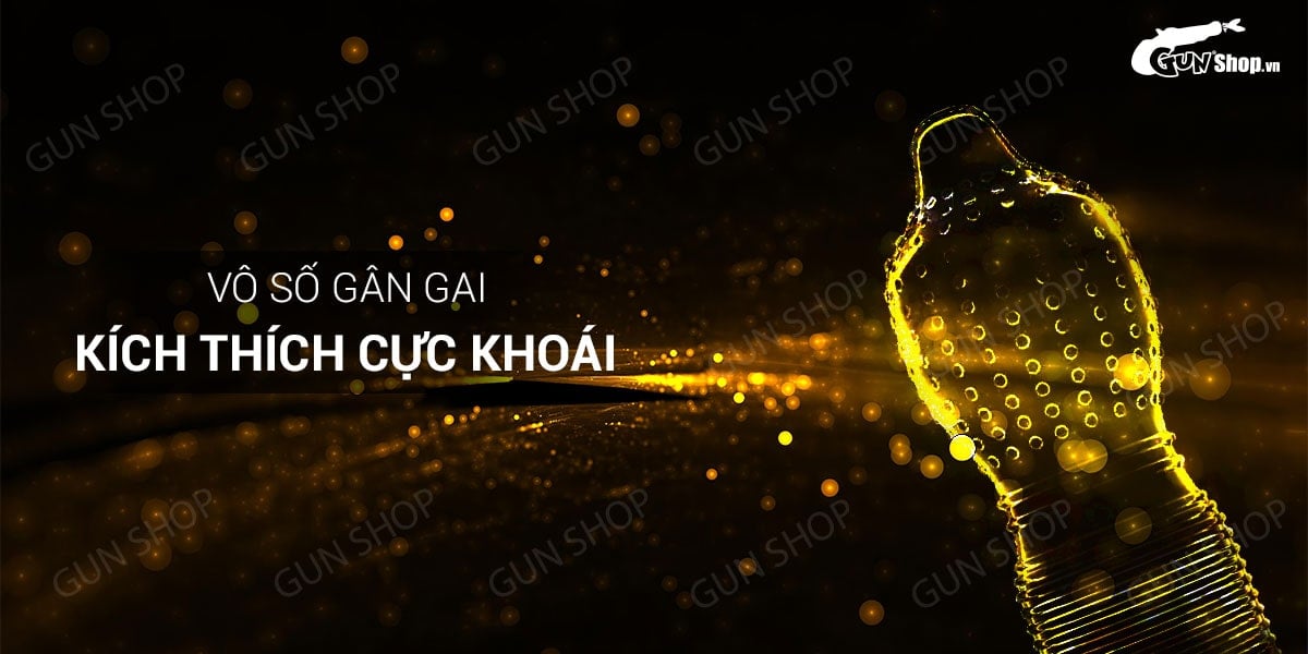 Bao Cao Su Có Gân OLO 0.01 - Siêu Mỏng Bền Lâu - Hộp 10