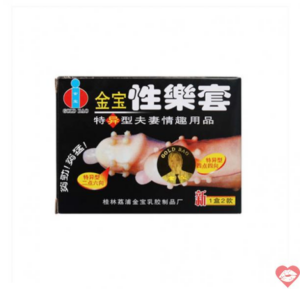 Bao cao su Gold - Gai và bi - Hộp 2 cái