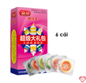 Bao cao su Runbo - Gân gai lớn - Hộp 6 cái