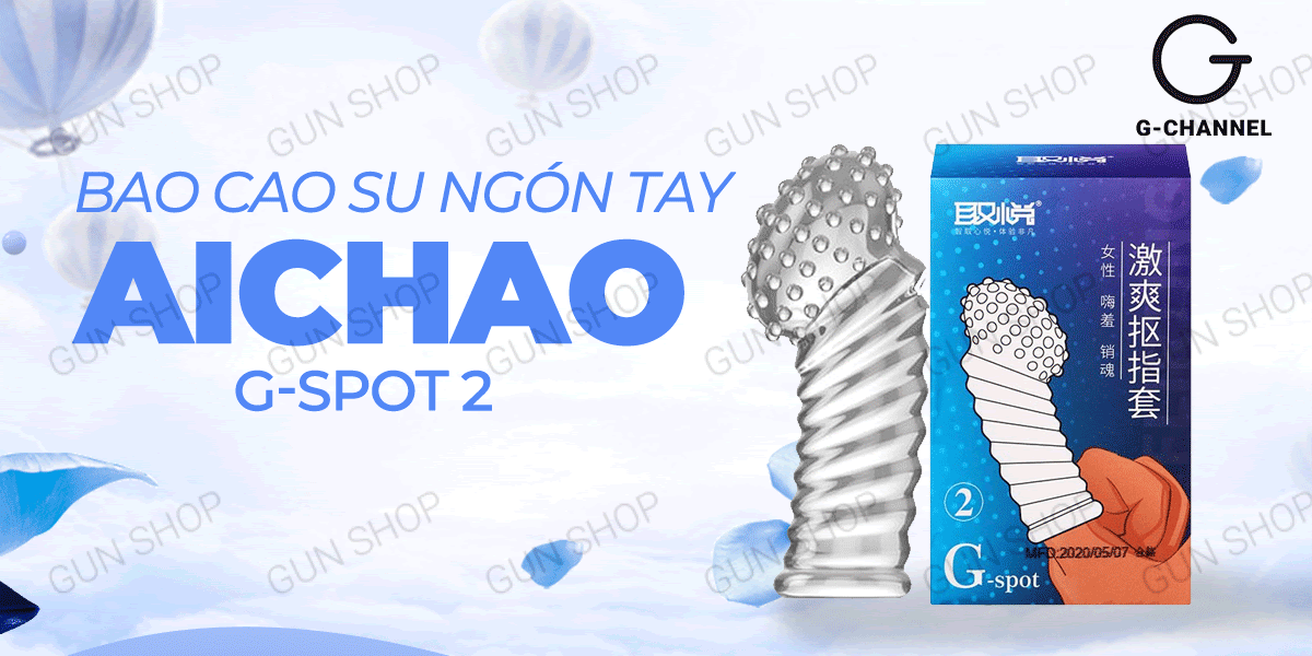 Ra mắt bao cao su ngón tay AiChao G-spot 2 (H2)