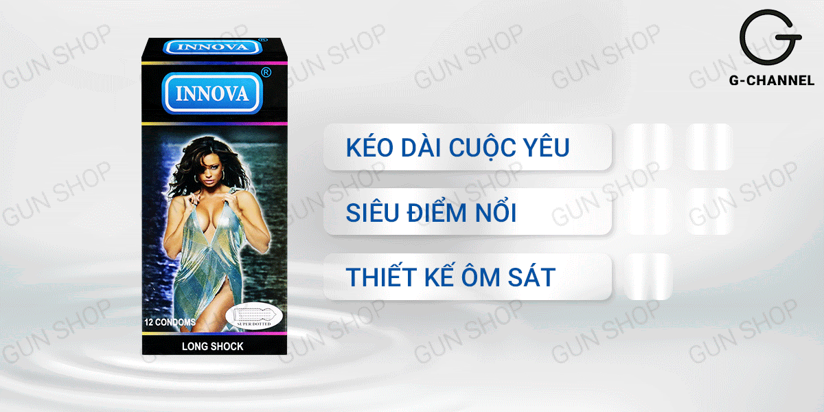Bao cao su Innova màu đen