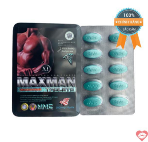 Sỉ Maxman chính hãng cương dương kéo dài thời gian chống xuất tinh sớm hộp 10 viên loại tốt