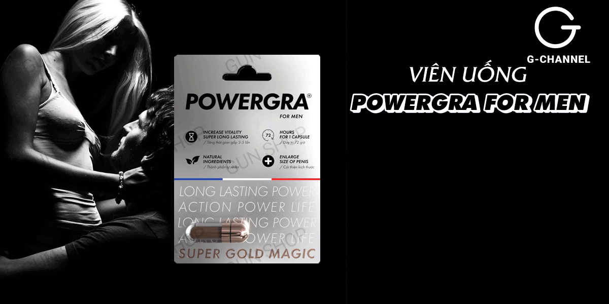 Powergra For Men Thuốc Tăng Kích Thước & Thời Gian